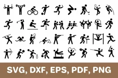 Olympic sports svg, olympics svg, sports, Cricut, Silhouette Product Image 1