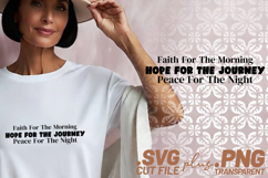 4x Faith For Morning Hope Journey Peace SVG Cut Files Product Image 2