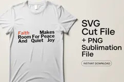 4x Faith Over Fear Hope Peace Storm SVG Cut Files Cricut Product Image 2