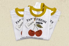 Farm Fresh Market&#039;s Vintage Fruit Tee Sublimation Design 01 Product Image 2