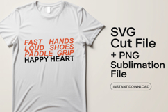 4x Pickleball Quotes Fast Hands Dink Battle SVG Cut Files Product Image 2