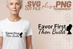 4x Motivational Quotes Favor First SVG Cut Files Afro Product Image 2