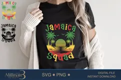 Jamaica Squad Summer Vacation Svg, Family Vacation Png, Fami Product Image 1