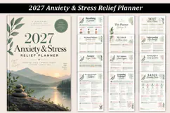 2027 Anxiety & Stress Relief Planner Product Image 1