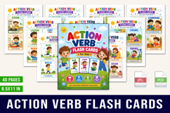 Action Verb Flash Cards Product Image 1
