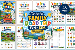 Printable Family Road Trip Fun for Kids Product Image 1