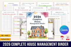 2026 Complete House Management Binder Product Image 1