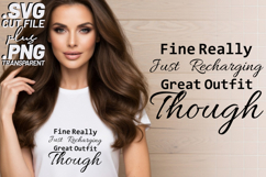 4x Sarcastic Quotes SVG Cricut Cut File Design Shirt Product Image 2