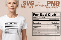 4x Funny Quotes Fur Dad Club Energy Mode Mood SVG Cut Files Product Image 2