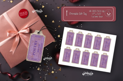 Printable Book Club Ticket Gift Tags Vintage Genre Tags png Product Image 1