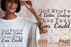 4x God Wrote Better Ending Grace Peace Mercy SVG Cut Files Product Image 2