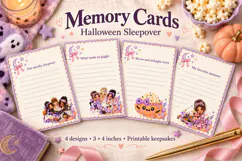 Memory Cards Halloween Sleepover Product Image 1