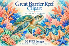 Great Barrier Reef Clipart Product Image 1