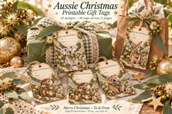 Christmas Gift Tags Australian Animals Product Image 1