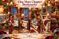Christmas Reading Nook Bookmarks Product Image 1