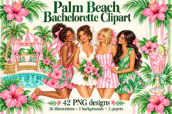 Bachelorette Clipart Palm Beach Product Image 1