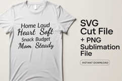 4x Funny Quotes Snack Budget Packed It Laundry SVG Cut Files Product Image 2
