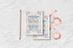 Heavenly Baby Shower Invitation Template Product Image 1