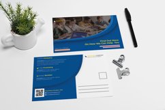 Blue Marketing Postcard Product Image 1
