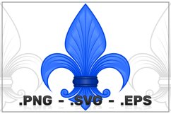 Vector design of the fleur de lis Product Image 1