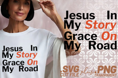 4x Jesus Leads I Follow Grace Stays Hope SVG Cut Files Product Image 2