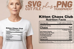 4x Funny Quotes Kitten Chaos Club Energy Mode SVG Cut Files Product Image 2