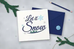 Let it Snow Winter SVG Product Image 3