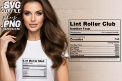 4x Funny Quotes Lint Roller Club Energy Mode SVG Cut Files Product Image 2