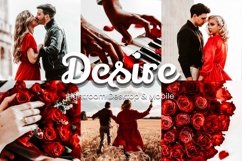 Romantic Valentine&#039;s Day photo enhanced with &#039;Desire Lightroom Presets,&#039; featuring warm and vibrant tones.