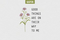 Manifest Quotes with Birth Month Flower Tee 01 Product Image 1