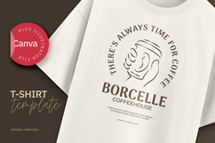 Whimsical Coffee Lover T-Shirt Design Product Image 1