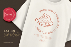 Cake T-Shirt Design, Editable Canva &amp; Illustrator Template Product Image 1