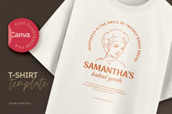 Baker T-Shirt Design, Editable Canva &amp; Illustrator Template Product Image 1