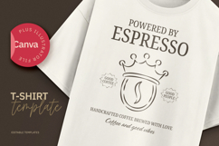 Espresso Royalty Elegant T-Shirt Design Product Image 1