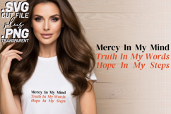 4x Mercy Truth Hope Morning Waiting SVG Cut Files Cricut Product Image 2