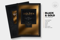 Minimal Black and Gold Flyer Template V1 Product Image 2