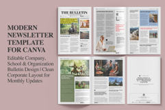 Modern Newsletter Template for Canva Product Image 1