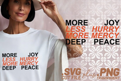 4x More Joy Kindness Light Mercy SVG Cut Files Cricut Product Image 2