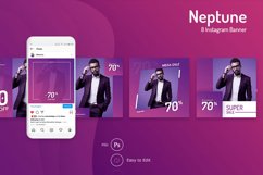 Neptune 8 Instagram Template Banners Social Media Product Image 1