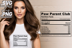4x Funny Quotes Paw Parent Club Energy Mode SVG Cut Files Product Image 2