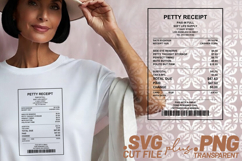 4x Petty Receipts Side Eye Reserve Tone Civil SVG Cut Files Product Image 2