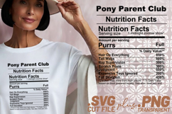 4x Funny Quotes Pony Parent Club Energy Mode SVG Cut Files Product Image 2