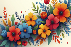 Colorful Floral Background Product Image 1