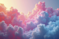 Blue And Pink Clouds Background Product Image 1