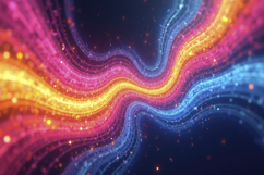 Colorful Curved Background Product Image 1