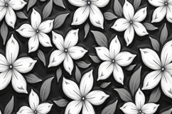 Black And White Flower Background Product Image 1