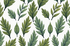 Green Leaf Pattern Background Product Image 1
