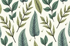 Green Tropical Leaves Background Product Image 1