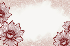 Flower Border Background Product Image 1