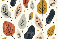 Colorful Leaves Background Product Image 1